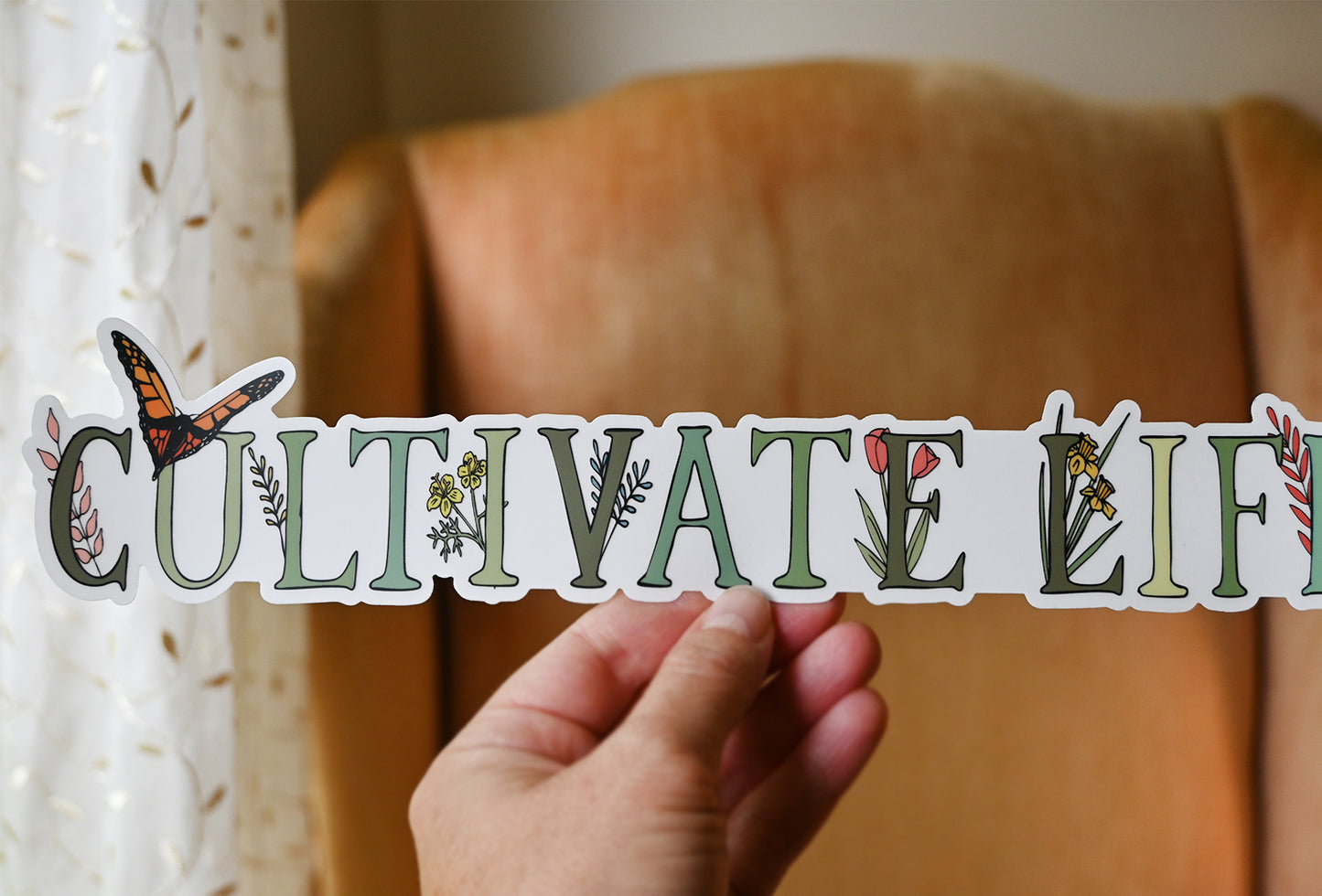 CULTIVATE LIFE Clear Vinyl Stickers