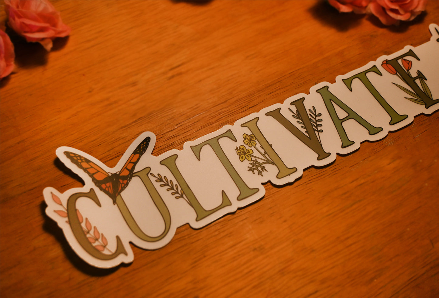 CULTIVATE LIFE Clear Vinyl Stickers