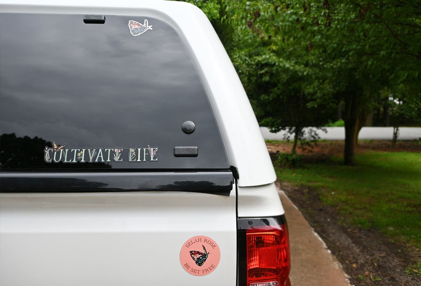BE SET FREE Butterfly Sticker 3"
