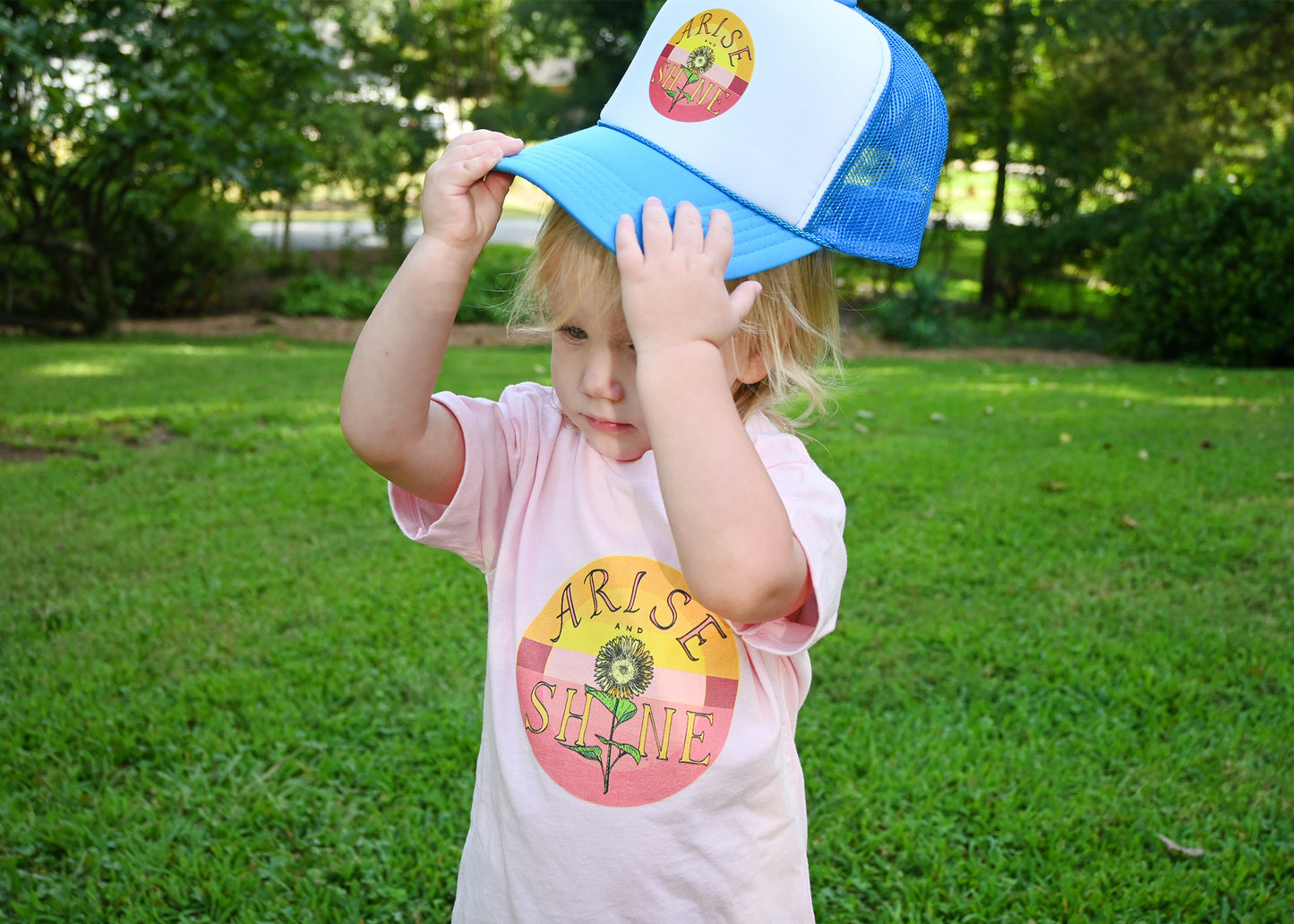ARISE, SHINE Foam trucker hat