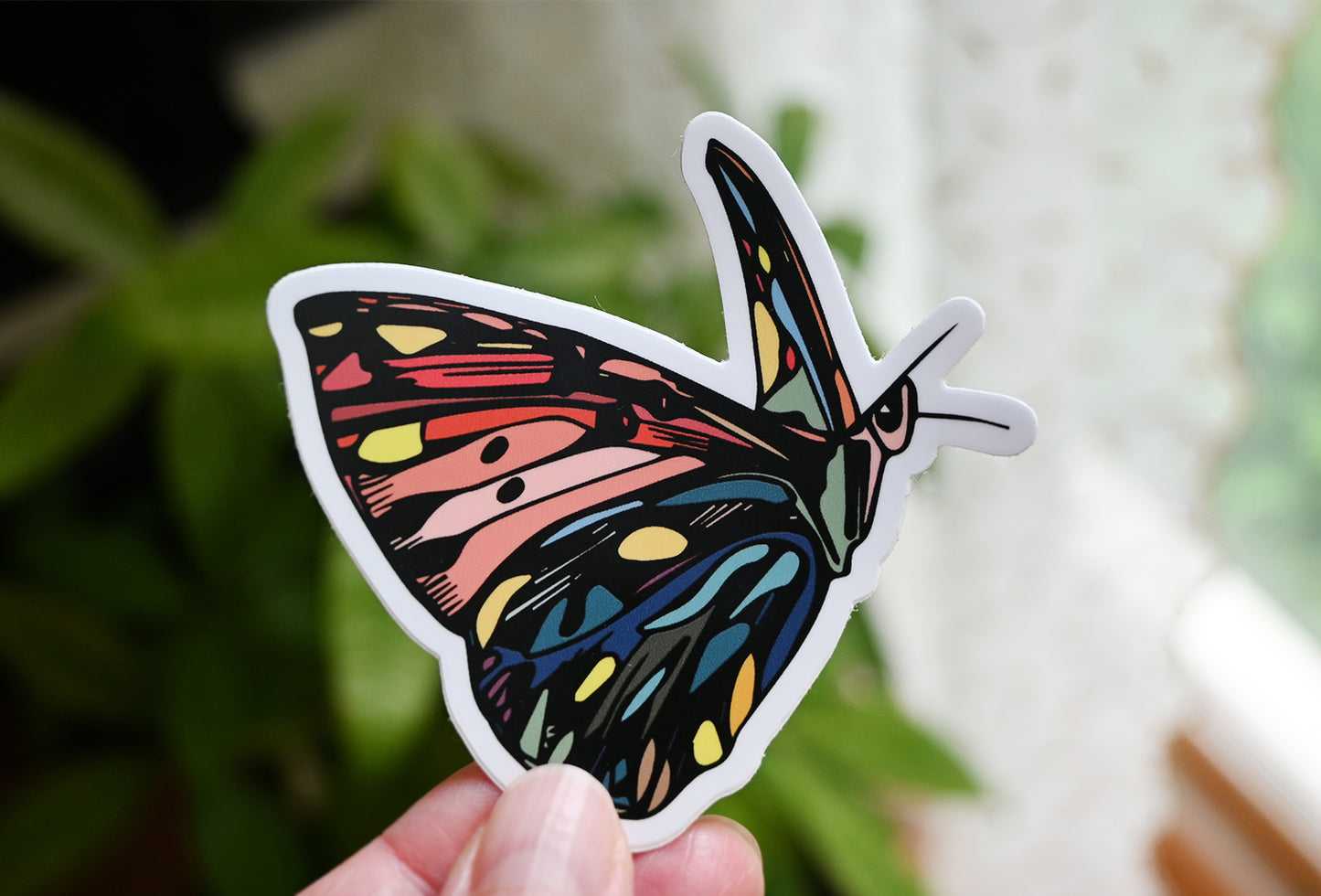 BE SET FREE Butterfly Sticker 3"