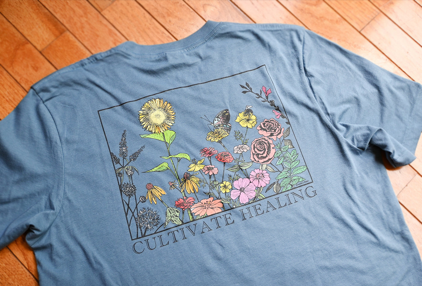 BUTTERFLY Cultivate Healing Unisex t-shirt