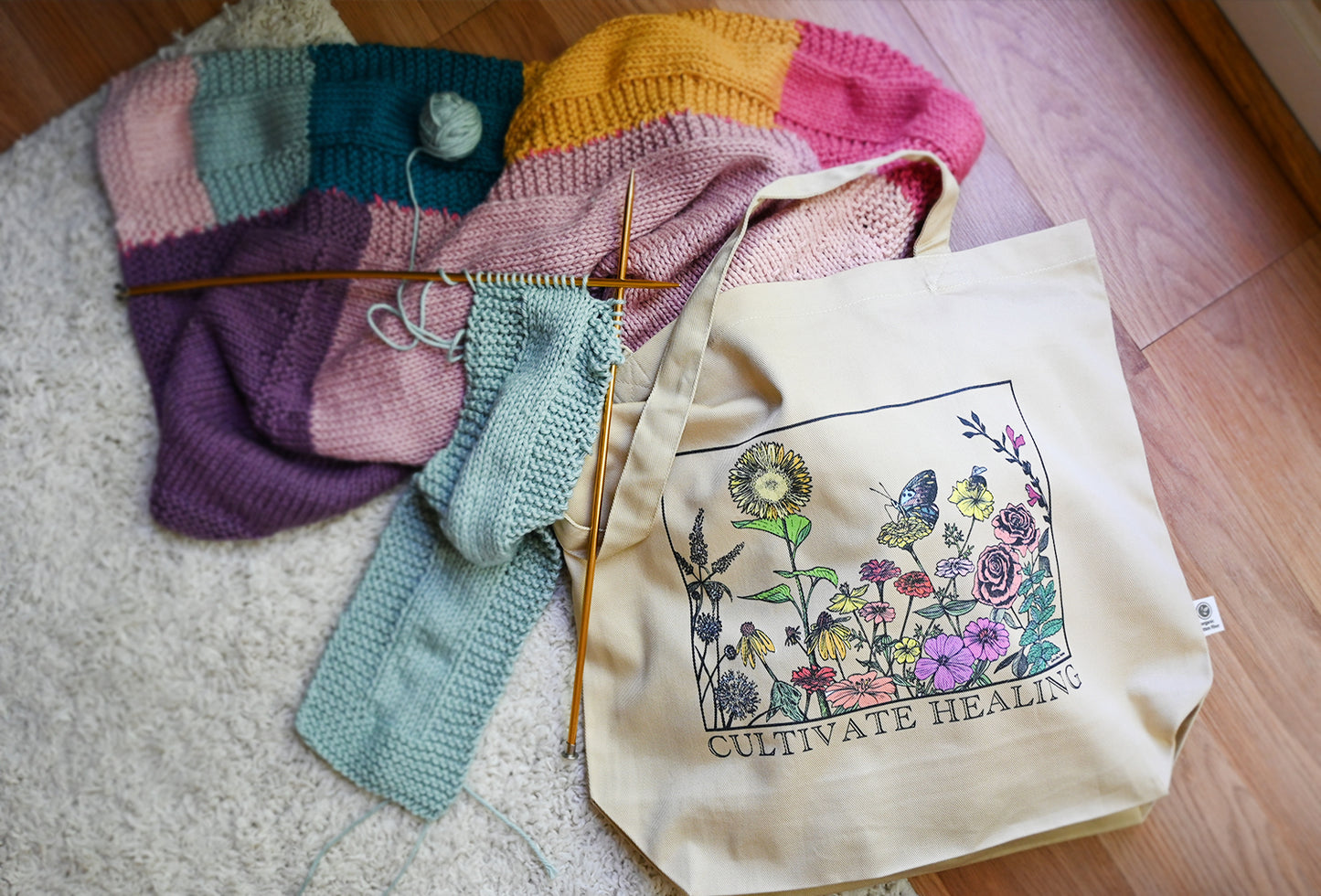 CULTIVATE HEALING Eco Tote Bag
