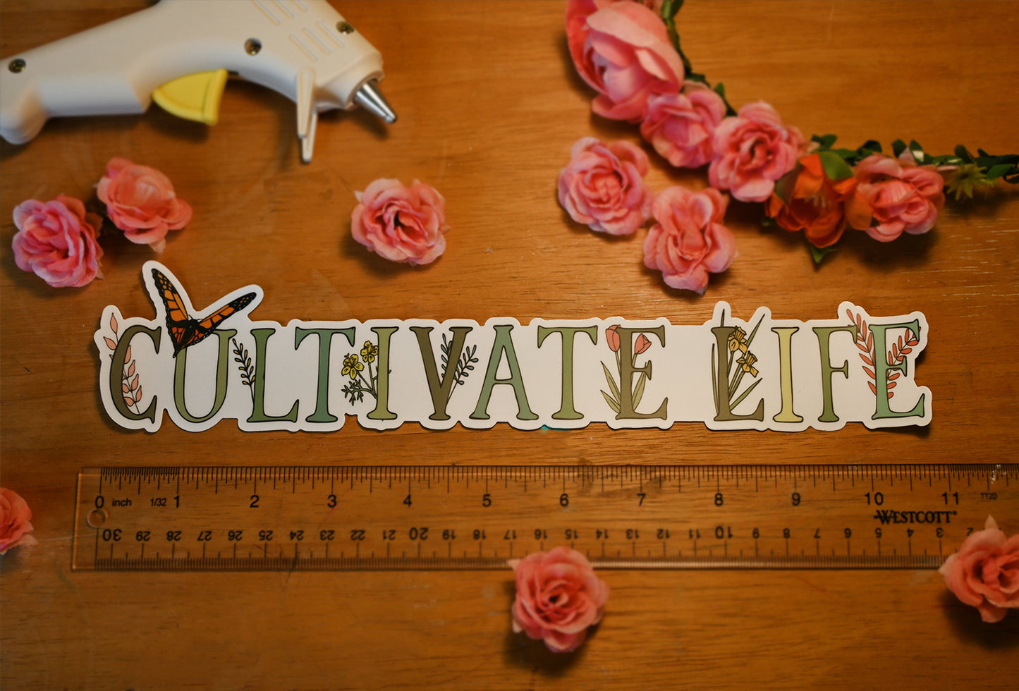 CULTIVATE LIFE Clear Vinyl Stickers