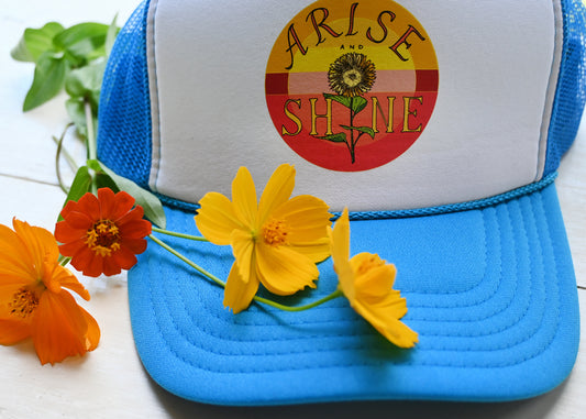 ARISE, SHINE Foam trucker hat