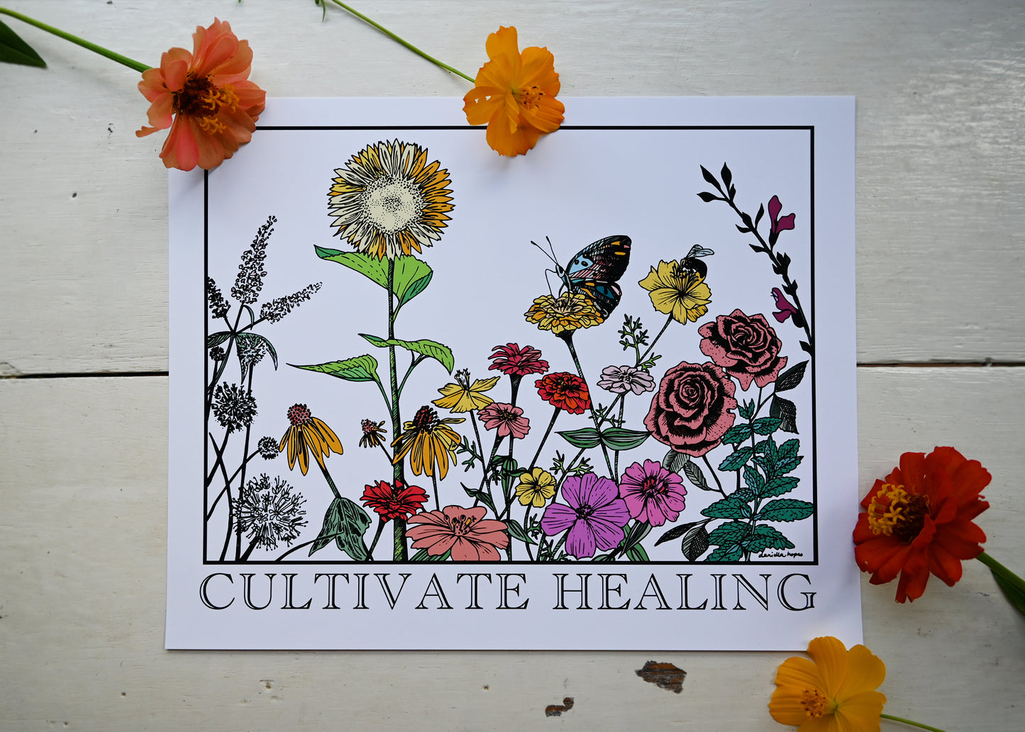 CULTIVATE HEALING art print