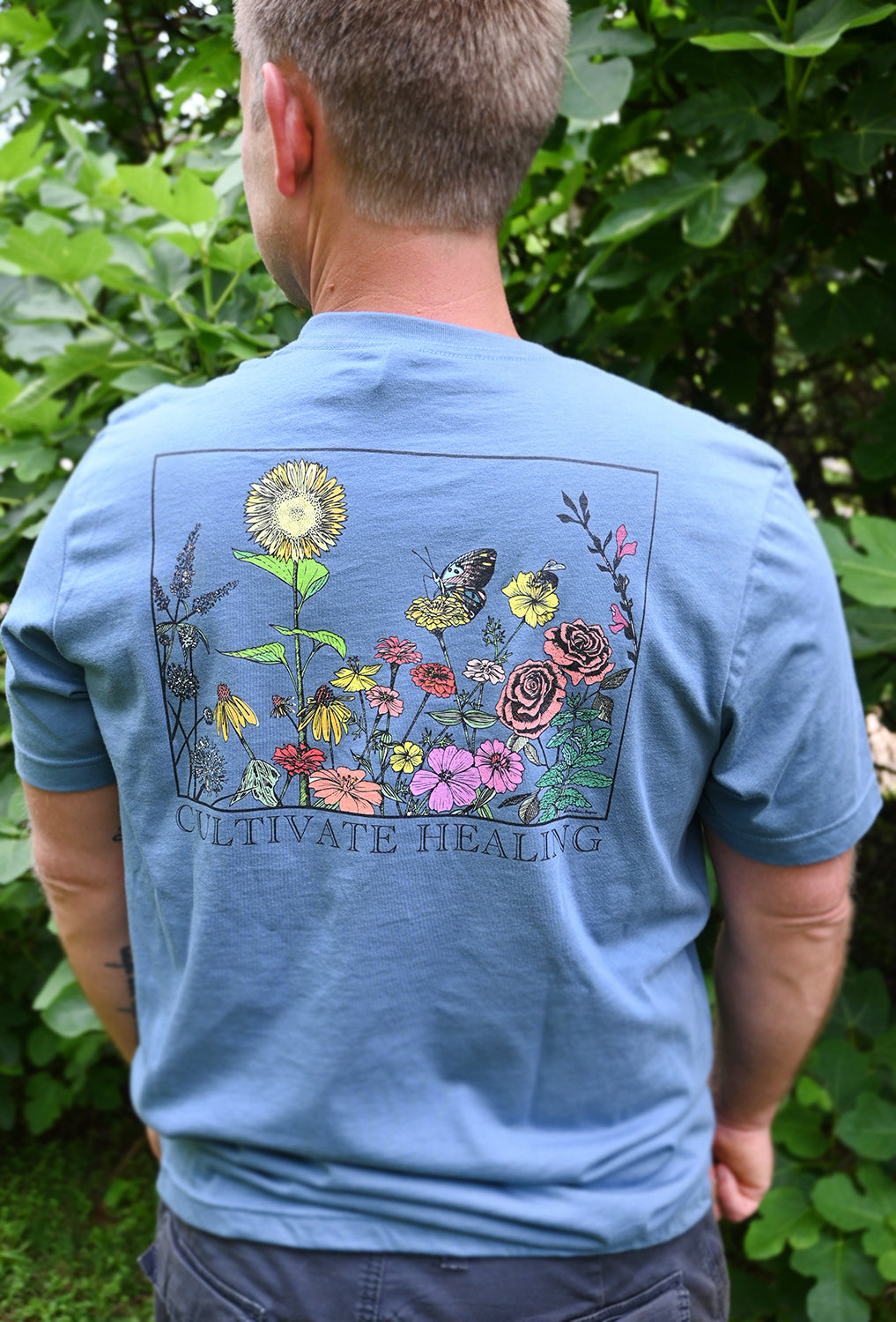 BUTTERFLY Cultivate Healing Unisex t-shirt