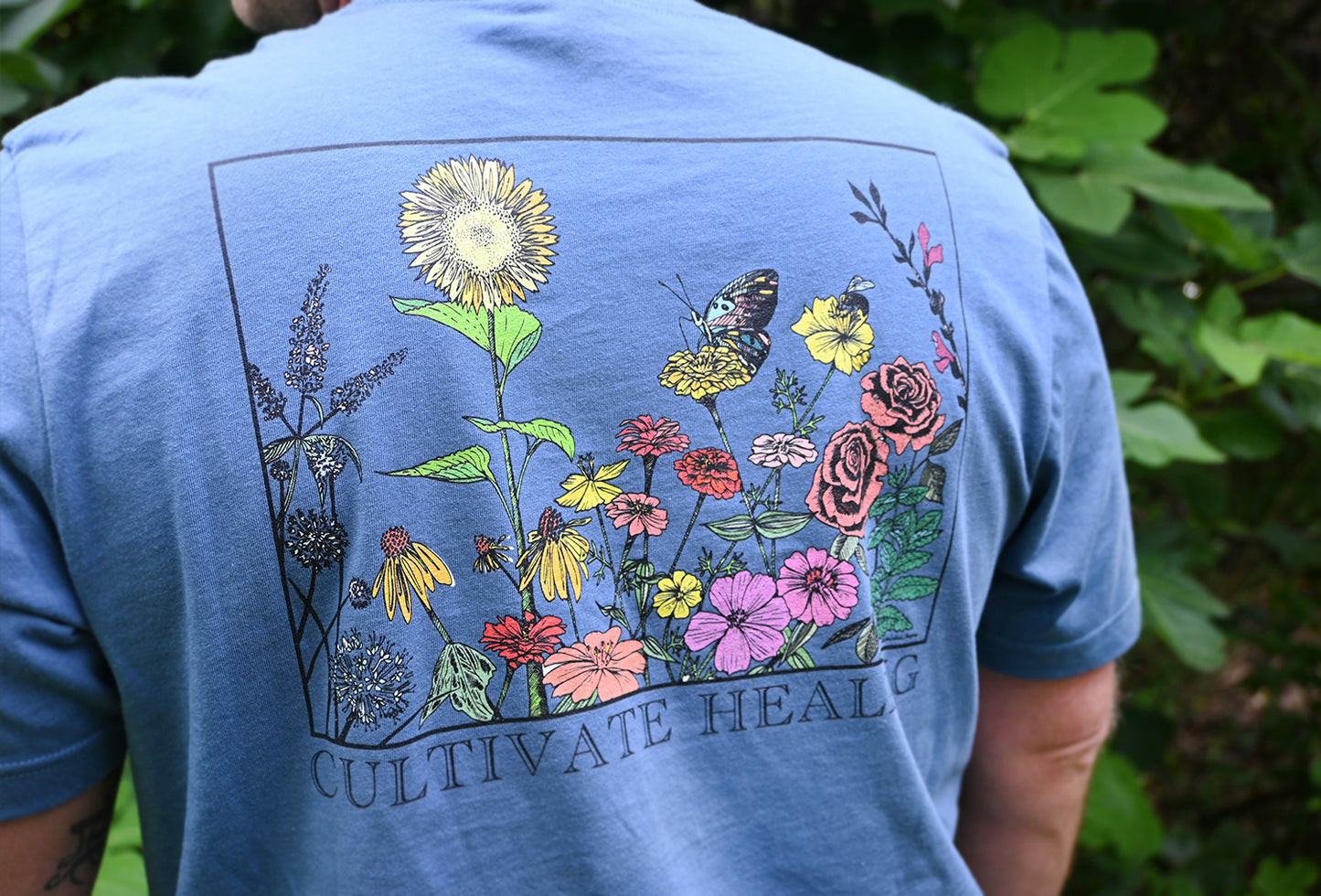 BUTTERFLY Cultivate Healing Unisex t-shirt