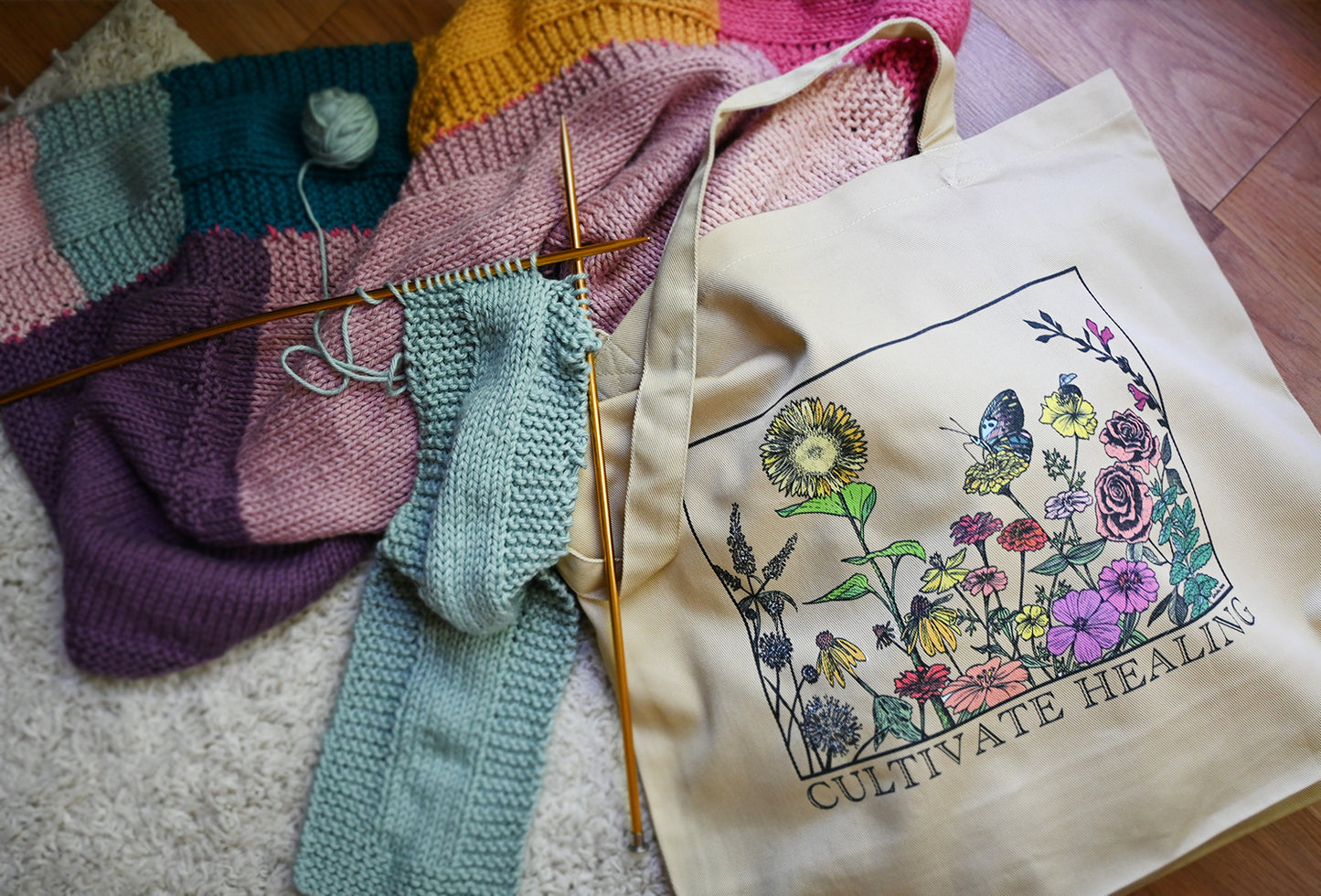 CULTIVATE HEALING Eco Tote Bag